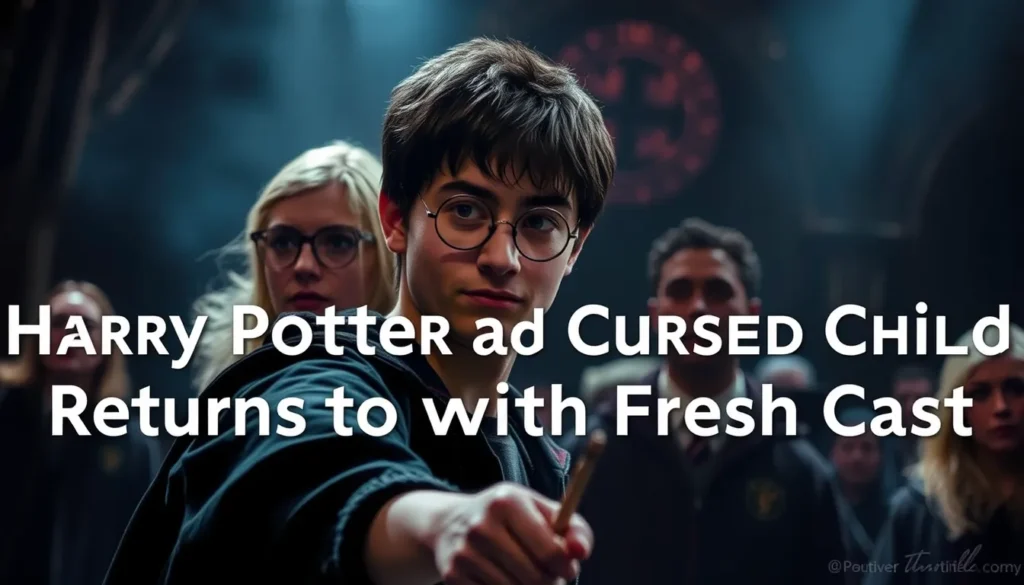 HARRY POTTER AND THE CURSED CHILD RETURNS TO WEST END WITH FRESH CAST