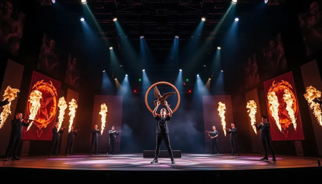 HUNGER GAMES ON STAGE THRIVES AT CANARY WHARF THEATRE