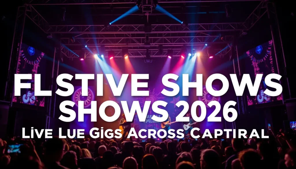 LONDON FESTIVE MUSIC SHOWS 2026: LIVE GIGS ACROSS CAPITAL