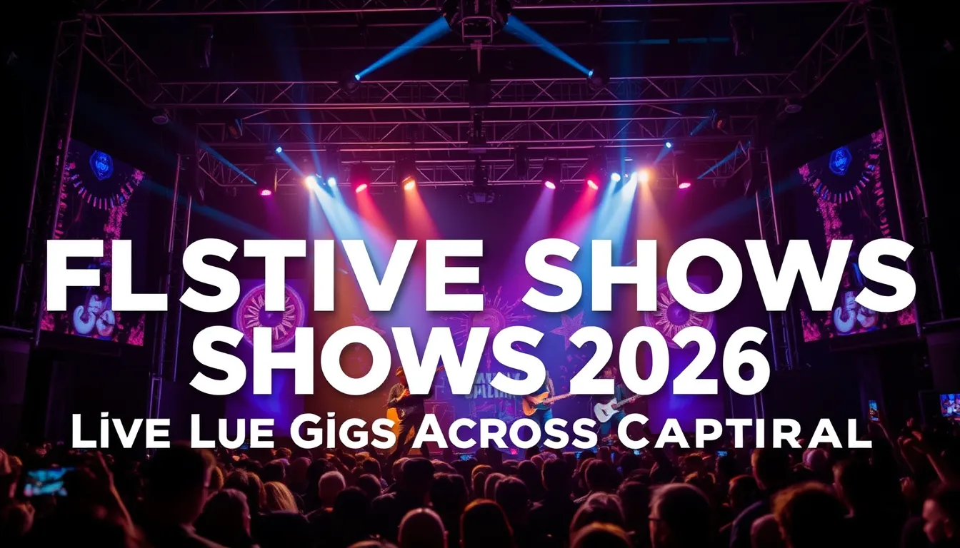 LONDON FESTIVE MUSIC SHOWS 2026: LIVE GIGS ACROSS CAPITAL