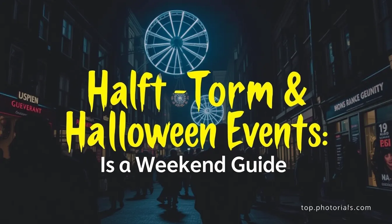 LONDON HALF TERM & HALLOWEEN EVENTS: YOUR WEEKEND GUIDE