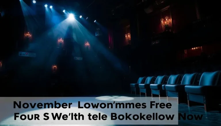 NOVEMBER LONDON THEATRE: FOUR SHOWS WORTH BOOKING NOW